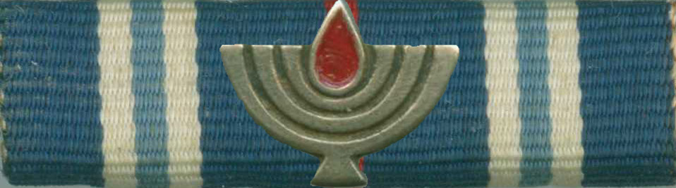 clasp mounted on War of Independence Ribbon