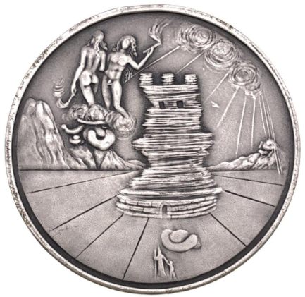 Salvador Dali 12 tribes of Israel medal