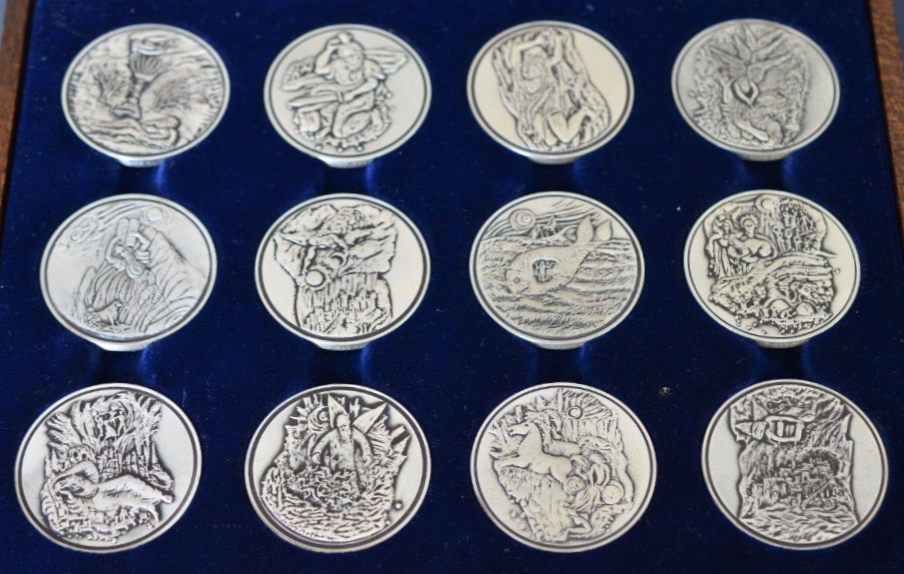 Reuven Rubin 12 medal series The Prophets