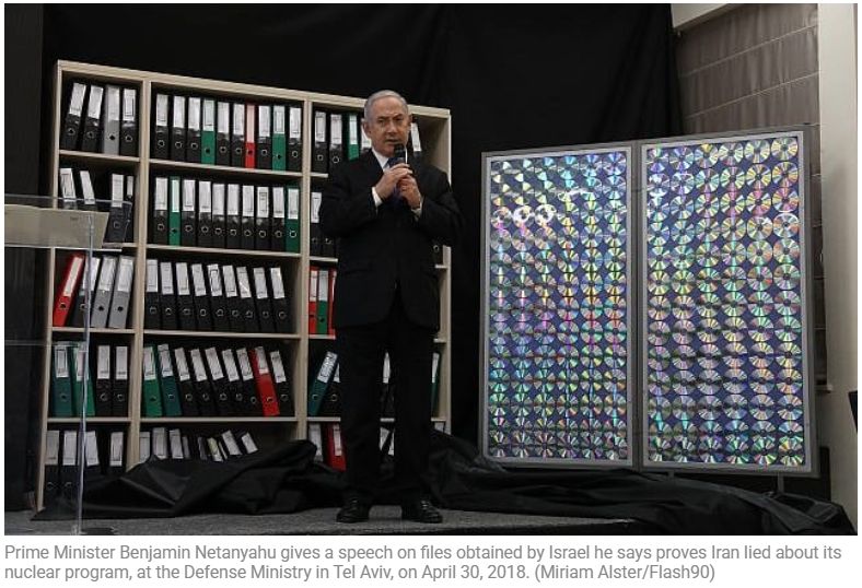 Smuggling Iran's Atomic Archive - Netanyahu