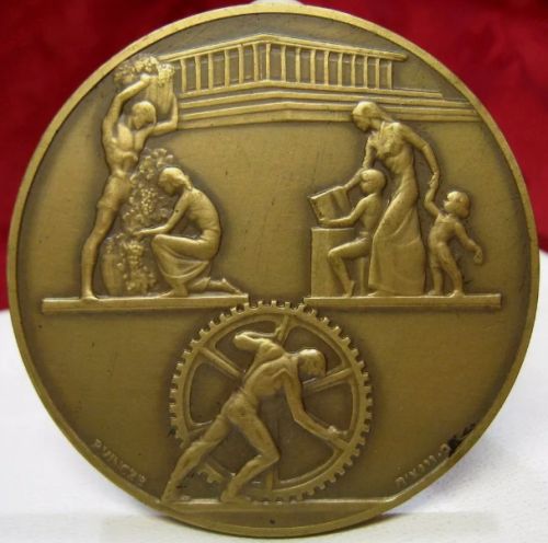 Medal Edmond de Rothschild and his son James