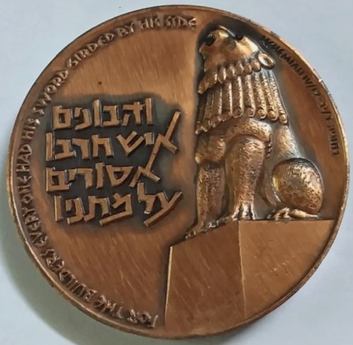 Bronze Israeli Medal Valour