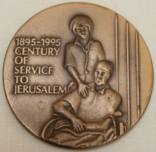 Medal Sarah Herzog Ezrath Nashim Hospital