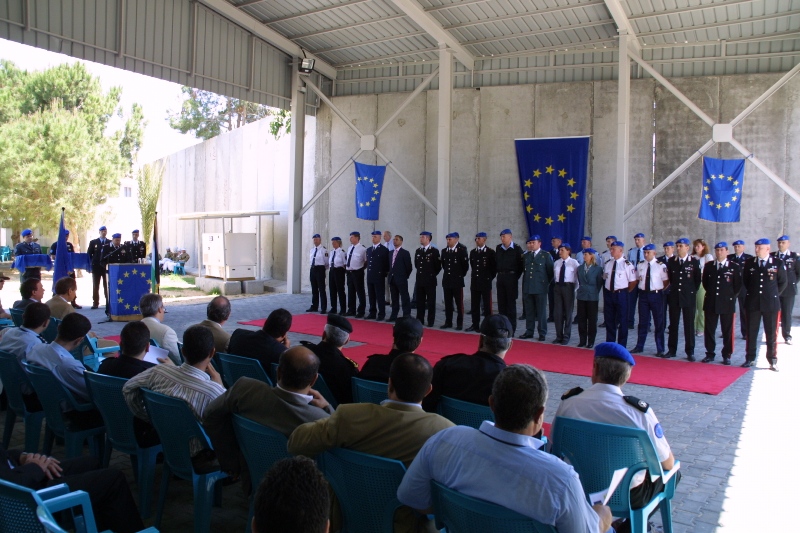 Award ceremonies of EUBAM Rafah Medals 
