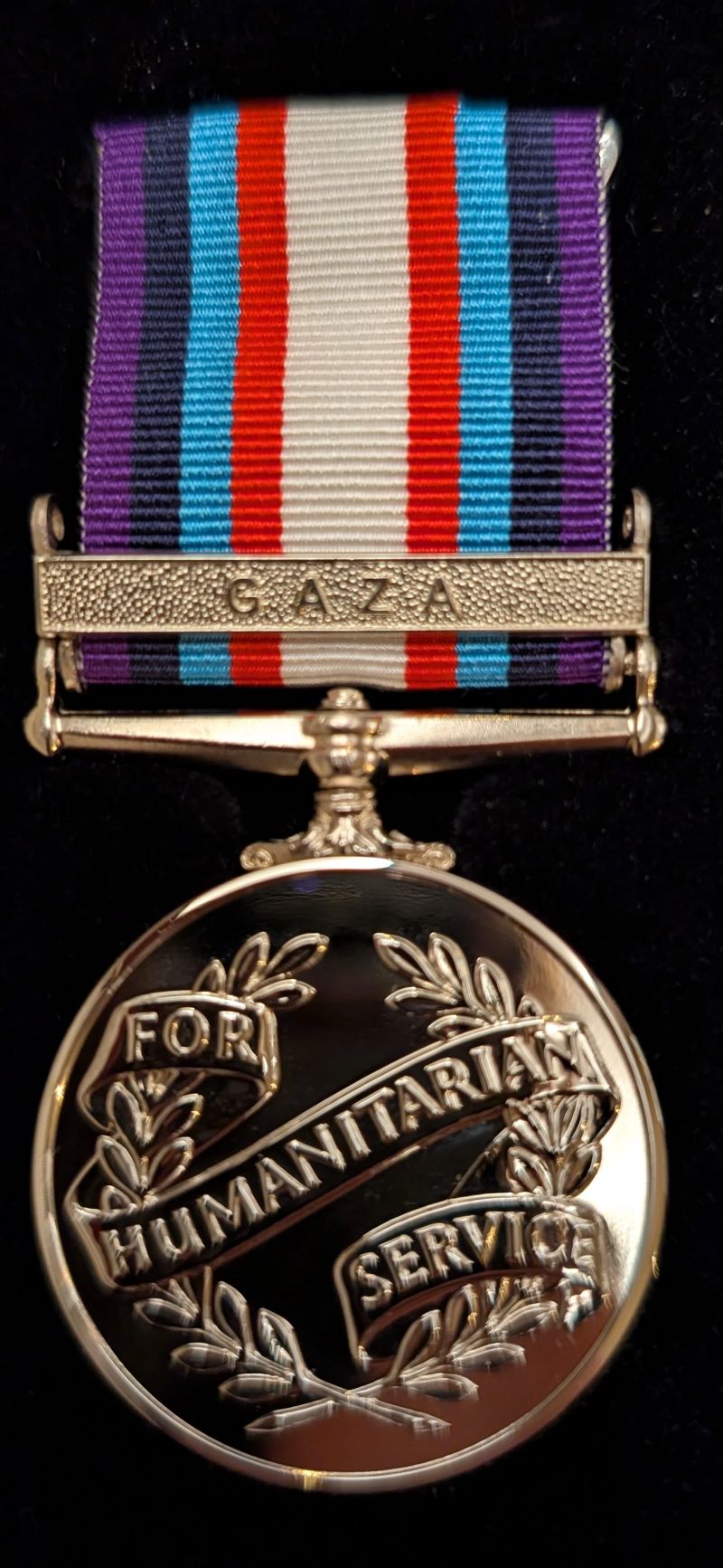 UK Humanitarian Medal&nbsp; - back