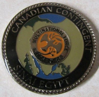 MFO Sinai Canadian Contingent Medal