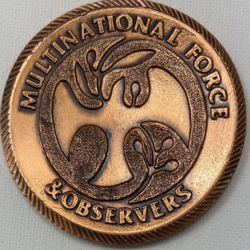 MFO Sinai Sports  Award Medal