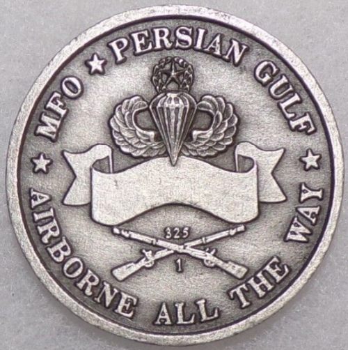 MFO 1st Bn 325th Airborne Infantry Regiment medal