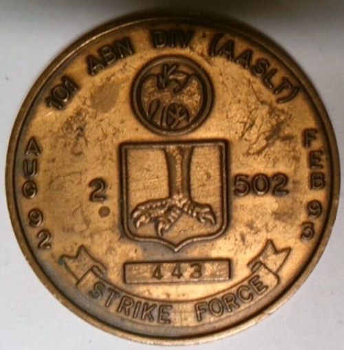 Sinai MFO Task Force 2-502 medal
