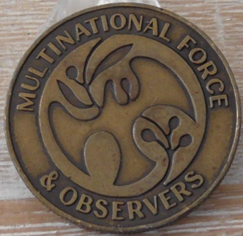 Multinational Force & Observers medal bronze