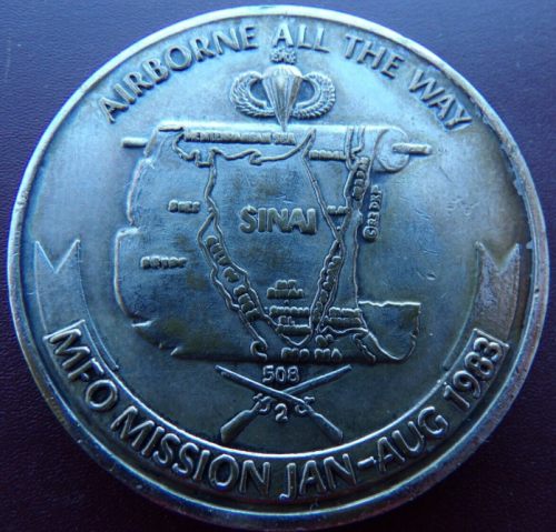 MFO Sinai mission Jan-Aug 1983medal
