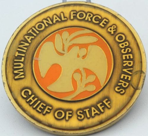 MFO Sinai Chief Of Staff medal