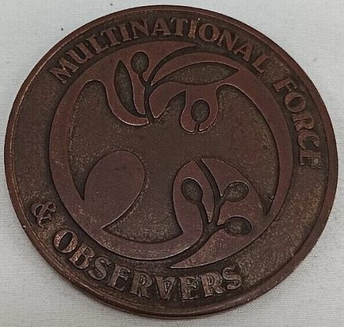 Multinational Force & Observers in Sinai 82 medal