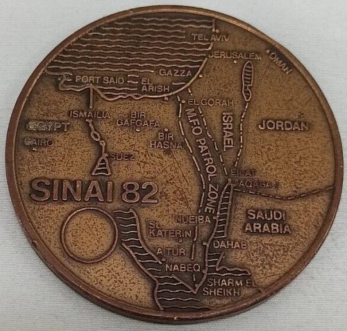 Multinational Force & Observers in Sinai 82 medal
