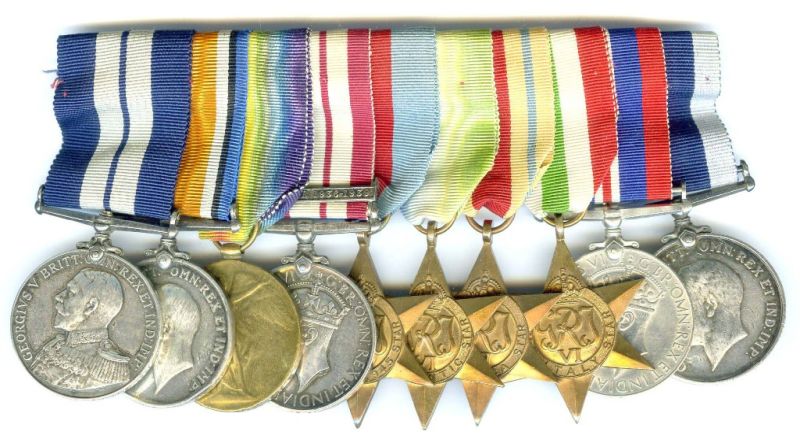 Distinguished Service Medal group