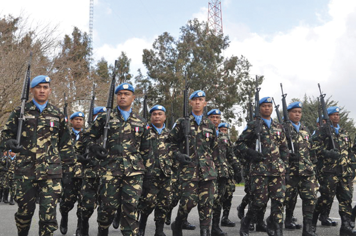 Award ceremonies UNDOF medals