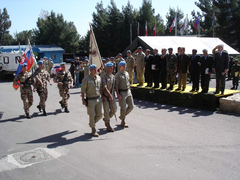 Award ceremonies UNDOF medals