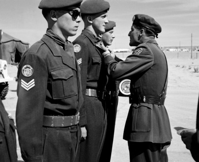 Award ceremonies UNEF medals