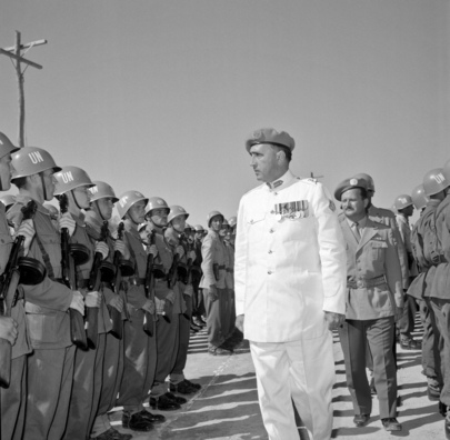 Award ceremonies UNEF medals
