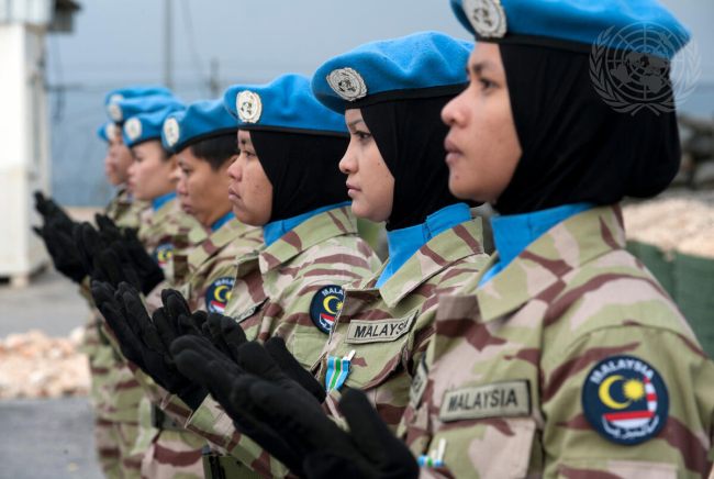 Malaysia Women Unifil Medal Parade