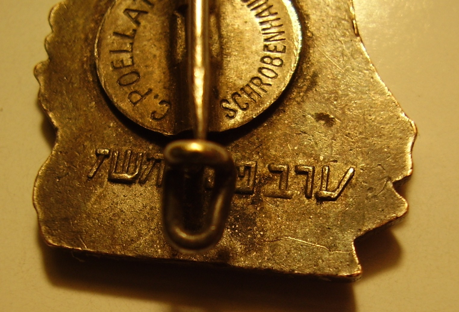 1943 Warsaw Getto Uprising Badge detail