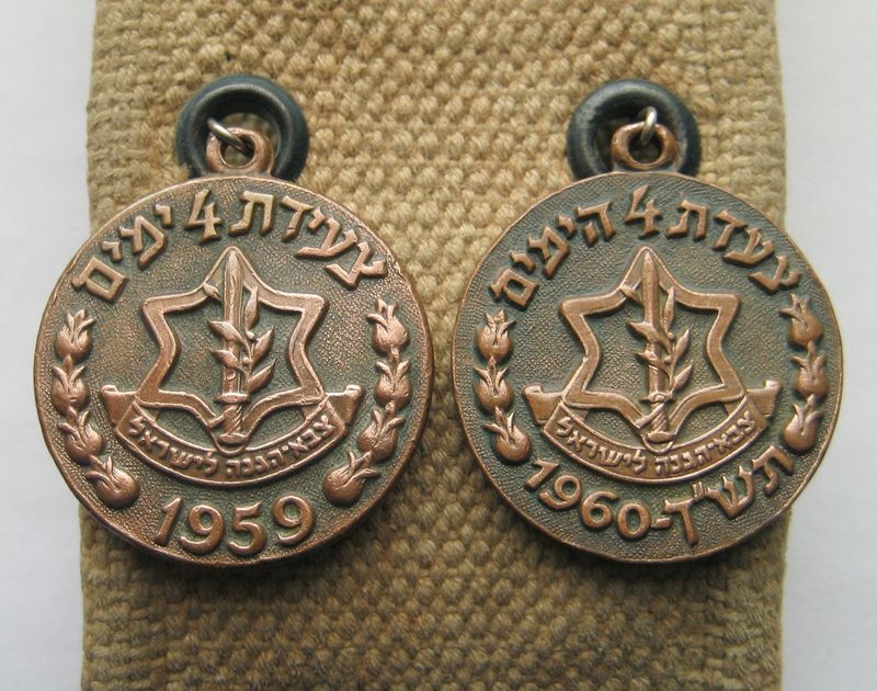 Israel Four days march - medals on belt 6