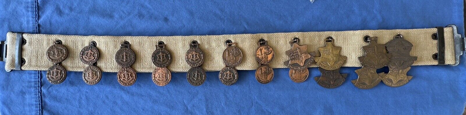 Israel Four days march - all medals on belt 