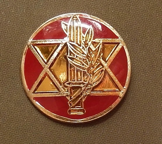 50 year Decoration of Courage pin