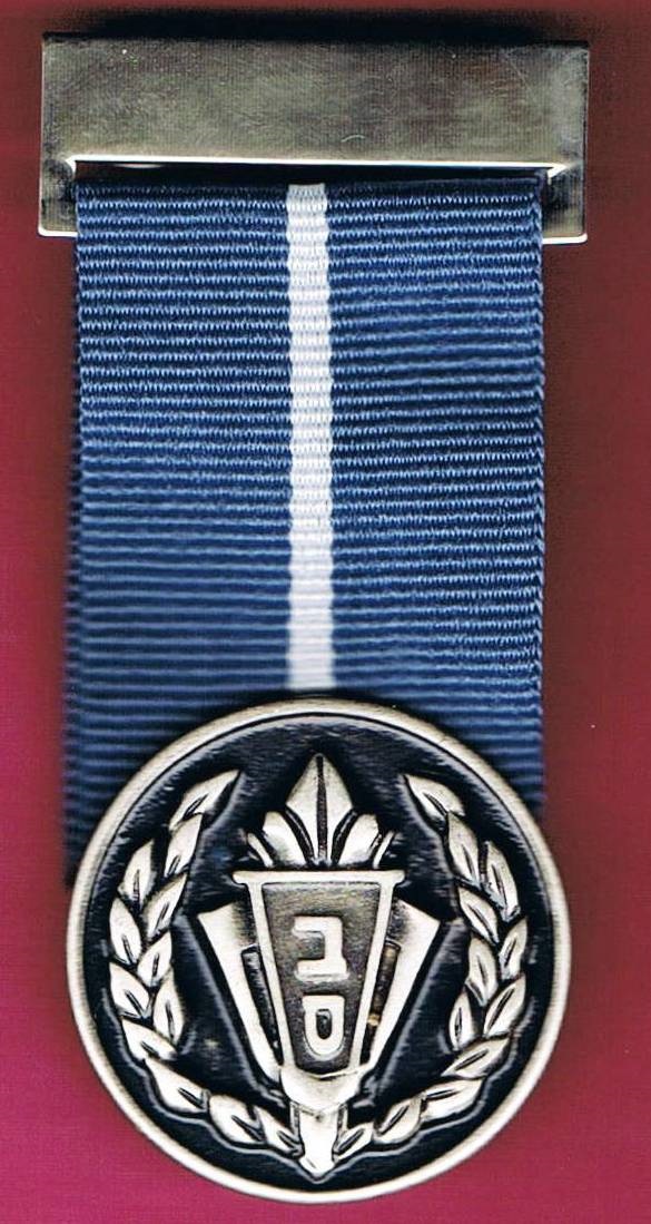 Israel Prison Service medal, new design, front - 1
